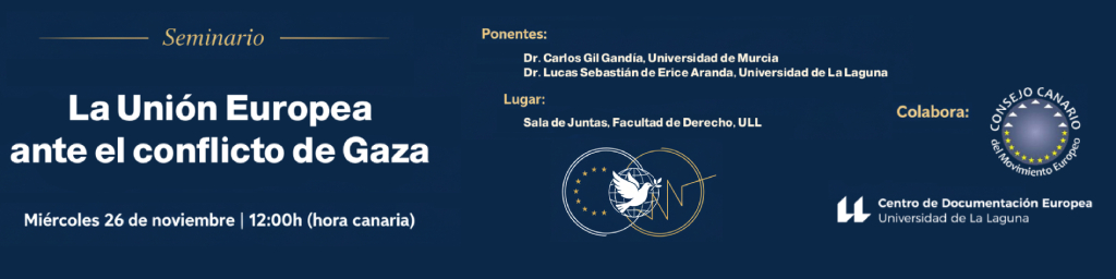 La Unión Europea ante el conflicto de Gaza (Banner)1