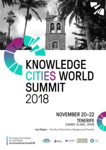 Knowledge Cities World Summit 2018 - Cartel_A3 - November