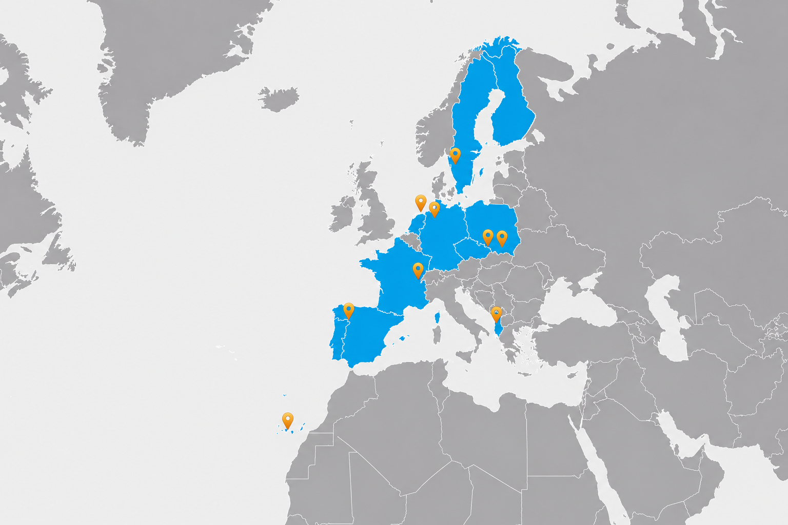 Mapa universidades STARS EU
