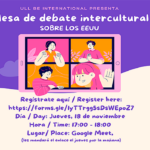 mesa debate internacional evento