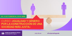 Curso Igualdad y Género_Banner evento