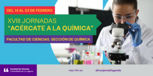 XVIII Jornadas Acércate a la Química_Banner evento