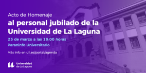 Acto homenaje jubilados ULL_Banner evento sin faldón