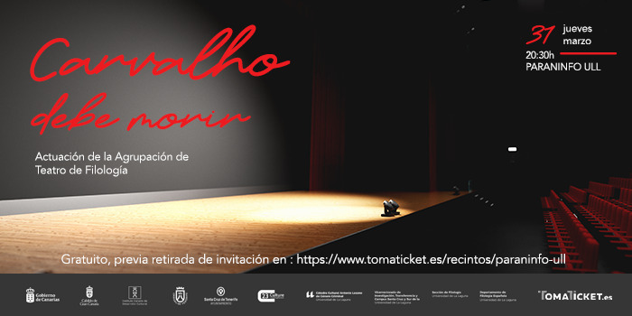 Cartel CARVALHO DEBE MORIR - AGENDA