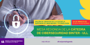 Mesa redonda cátedra ciberseguridad Binter ULL_Banner evento