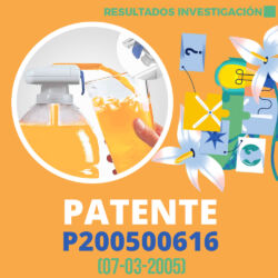 Resultados de Investigación Patente P200500616 1000x1000