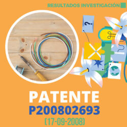 Resultados de Investigación Patente P200802693 1000x1000