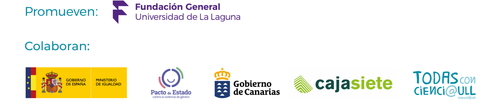 [Todas con Cienci@ULL] Diseño Footer Web