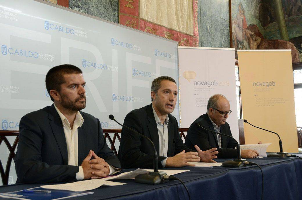 Rueda de prensa de presentación de Novagob.