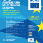Cartel del 60 aniversario de los Tratados de Roma