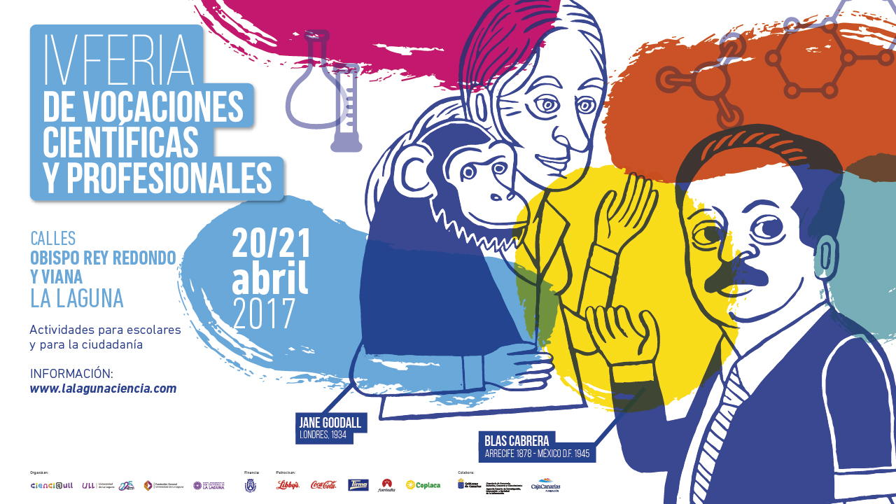 Cartel de la Feria de las Vocaciones Científicas y Profesionales 2017