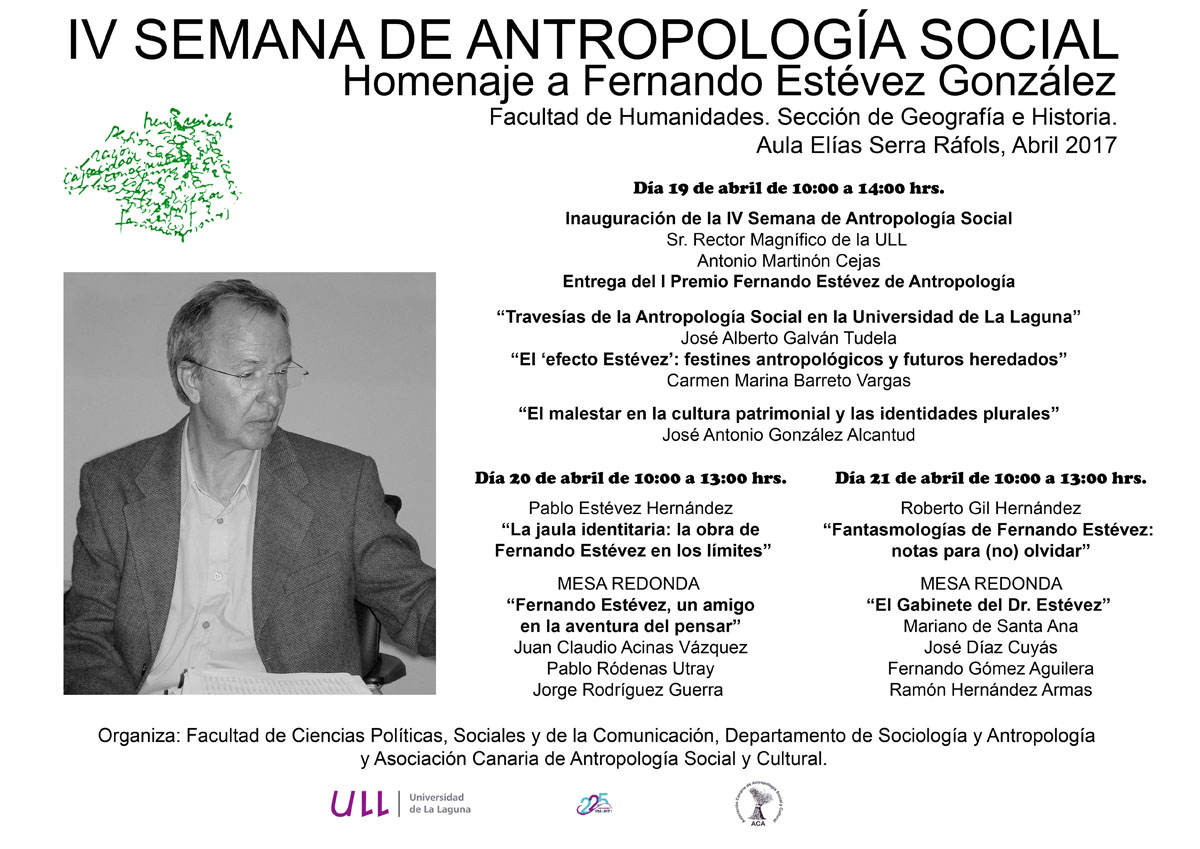 Cartel de este homenaje a Fernando Estévez