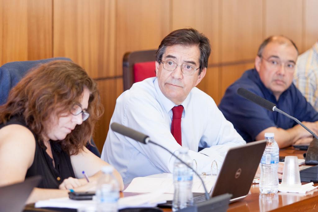 Un momento de la sesión de hoy