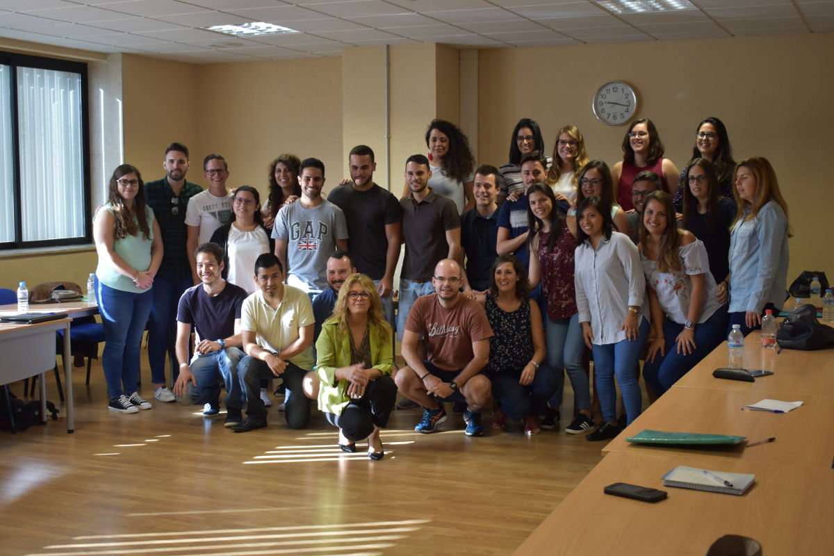 Alumnado del curso de Comercio Urbano