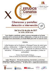 Cartel del Campus de Estudios Canarios Néstor Álamo