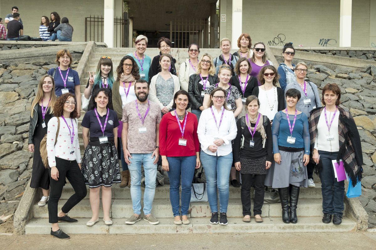 Foto de grupo de los participantes en la International Staff Week celebrada en la ULL.