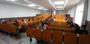 Imagen de la prueba de la Olimpiada Matemática Española celebrada en la ULL