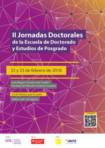 Cartel de las II Jornadas Doctorales