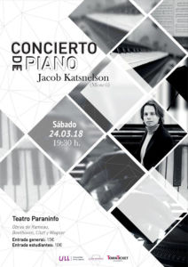 Cartel del concierto de Jacob Katsnelson