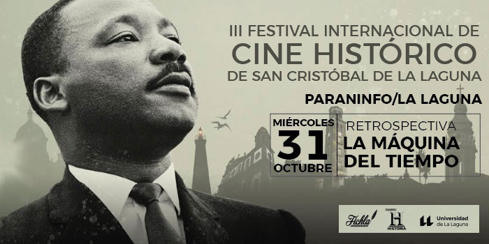 Anuncio de esta proyección en el festival de cine histórico de La Laguna -FICHLA