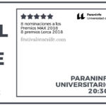 Cartel de la obra teatral "Luces de Bohemia" que tendrá lugar en el Paraninfo