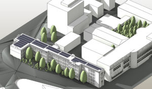 Recreación 3D de la instalación fotovoltaica