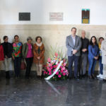 Foto de los presentes en el homenaje a Javier Fernández Quesada