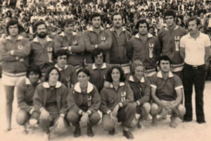 Imagne de grupo de lucha canaria femenina