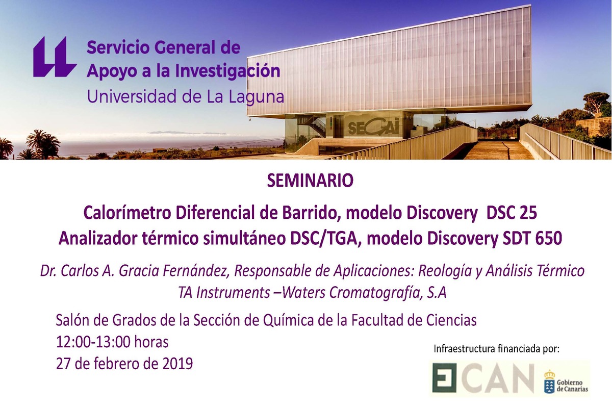 Imagen del Seminario Servicio de Análisis Térmico