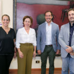 De izquierda a derecha: Susana Machín, Rosa Aguilar, Mariano Hernández y Ernesto Pereda.