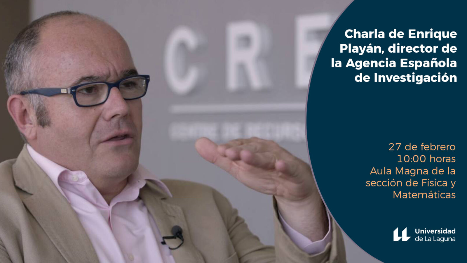 Conferencia de Enrique Playán