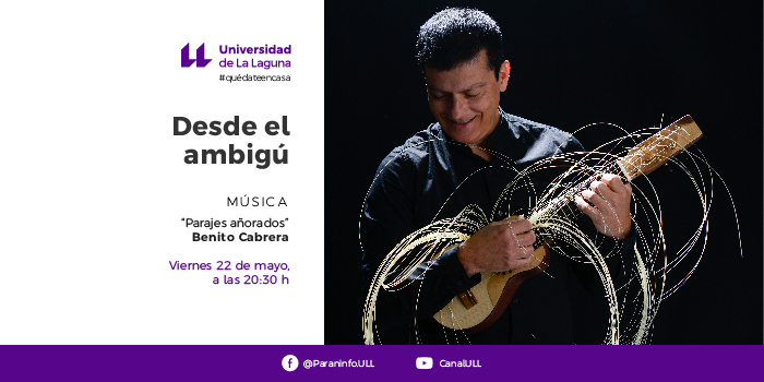 Anuncio del recital de Benito Cabrera