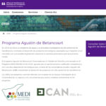 Sección del programa Agustín de Betancourt en la web de la OTRI-ULL.