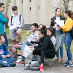 Imagen de archivo de estudiantes en la ULL durante la EBAU de 2019.