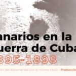 Cartel del documental "Canarios en la Guerra de Cuba"