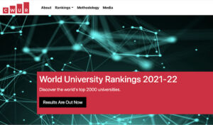 Captura de la web del ranking CWUR.