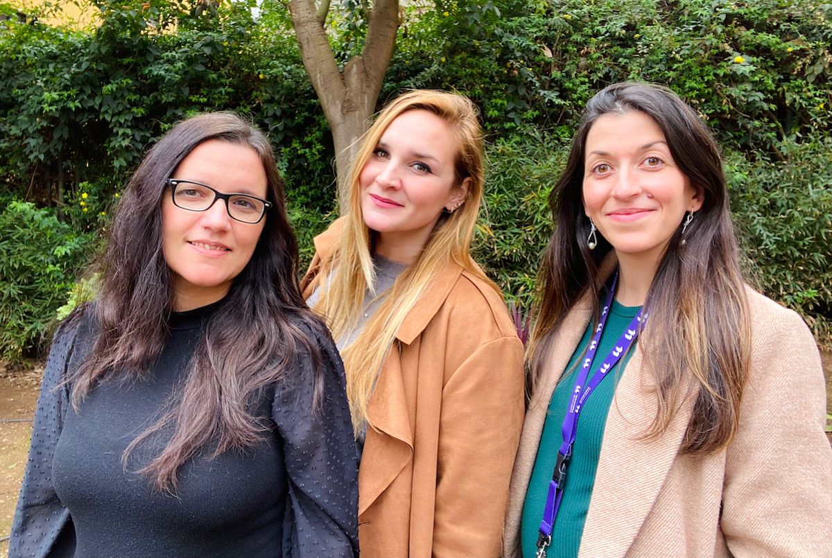 De izquierda a derecha: Arminda Suárez Perdomo, Yaritza Garcés Delgado y Zuleica Ruiz Alfonso, autoras del artículo.