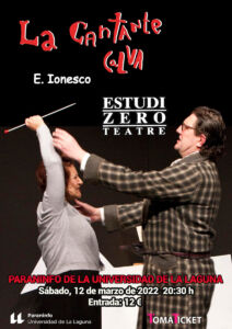 La cantante calva cartel