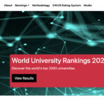 Captura de la página web del ranking CWUR