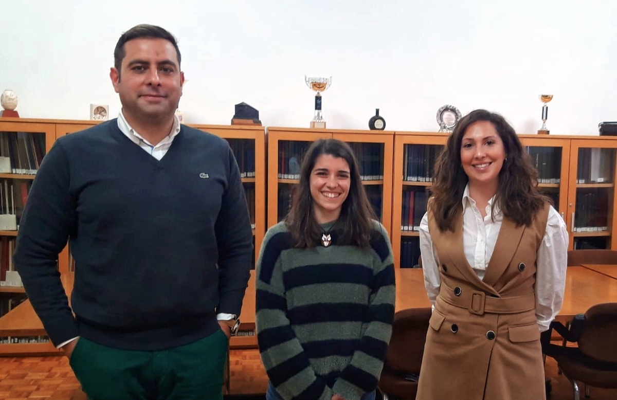 Parte de los integrantes del equipo investigador de la ULL en el proyecto: de izquierda a derecha, Juan Carlos Santamarta, Isabel Gamallo y Noelia Cruzl.
