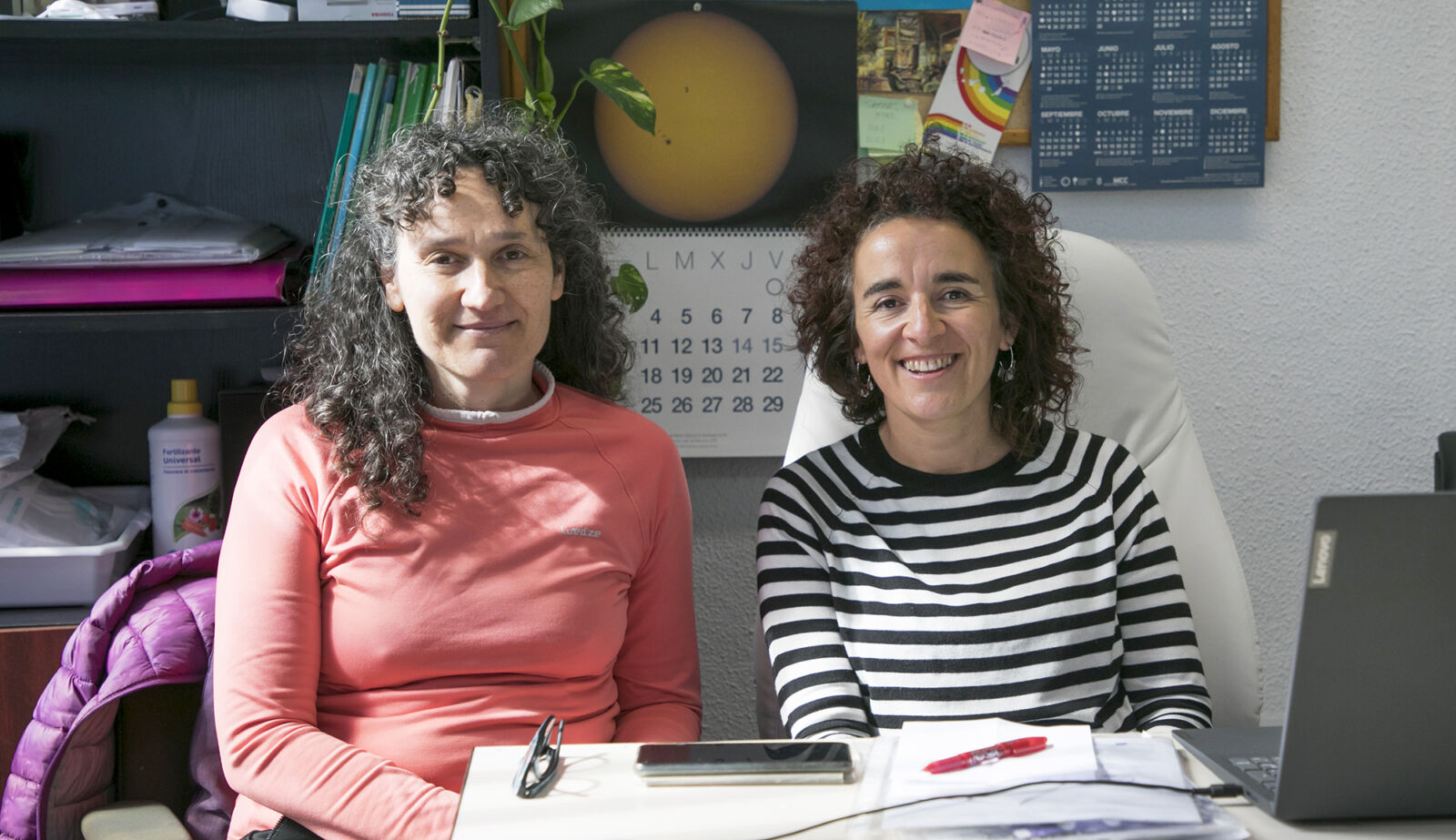 Ascensión Camero Arranz, del Departamento de Didácticas Específicas de la ULL, y Marta Vergara Martínez, de la Universidad de Valencia.