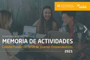 Portada de la memoria anual de actividades de la cátedra.