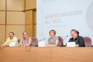 Mesa de inauguración del Campus Inclusivo 2022