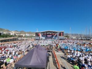 Panorámica del concierto.