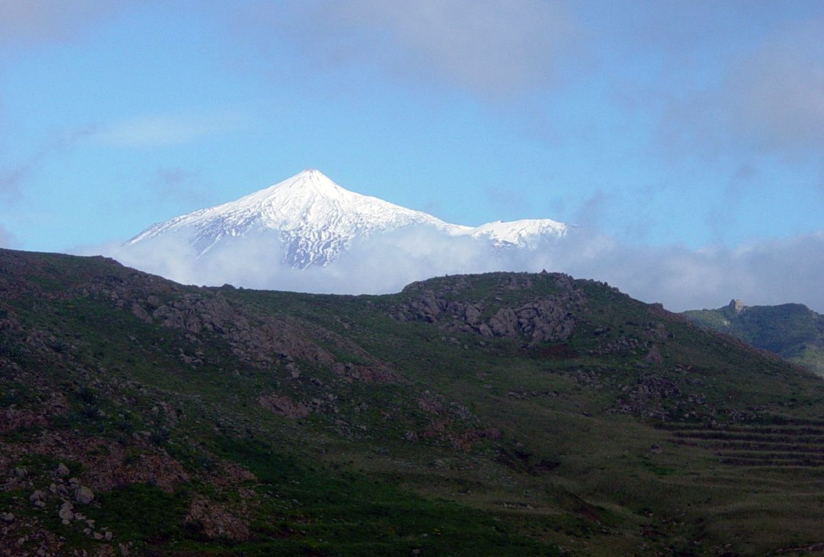 Foto de el Teide para ilustrar este estudio sobre la propagación de exóticas en montañas de todo el mundo.