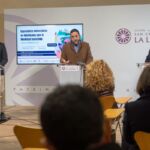 De izquierda a derecha, Pablo González (DGT), Rubens Ascanio (Ayuntamiento) y Luis García (ULL), durante la presentación.