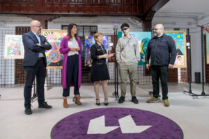 Inauguración de la exposición "HELARTE" de Bejo.