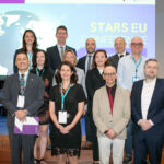 Los representantes institucionales de las universidades STARS EU participantes en el acto de apertura celebrado en el Paraninfo