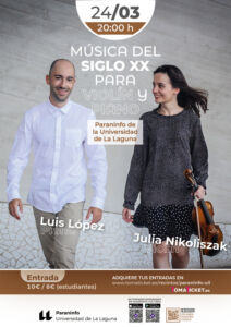 Concierto de Luís López y Julia Nikoliszak