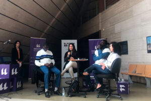 Mesa redonda celebrada durante el Día de la Facultad de Ciencias Sociales y de la Comunicación.